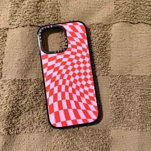Casetify Impact Case with MagSafe for iPhone 16 Pro Max - Strawberry Checkers